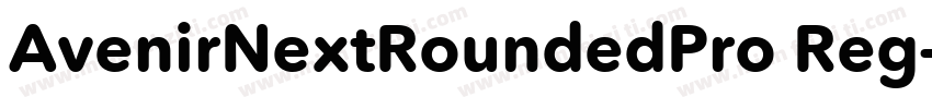 AvenirNextRoundedPro Reg字体转换